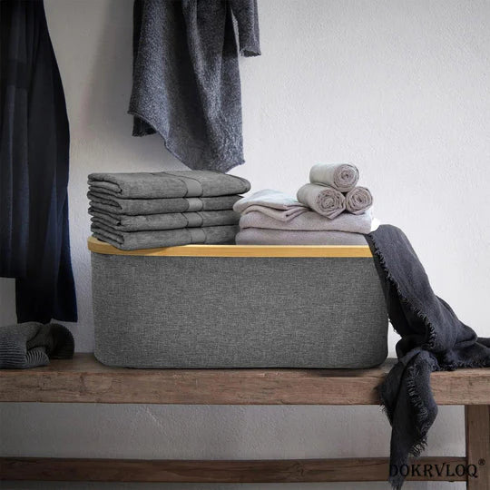 SET 3 pièces de rangement à Cadre en Bambou.