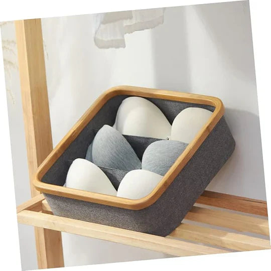 SET 3 pièces de rangement à Cadre en Bambou.