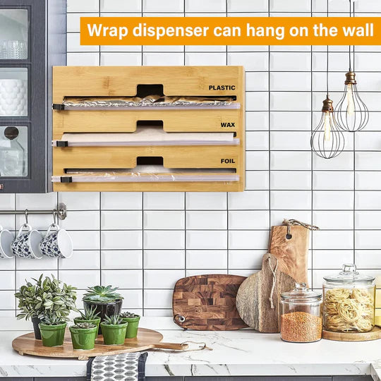 Distributeur de papier en bambou