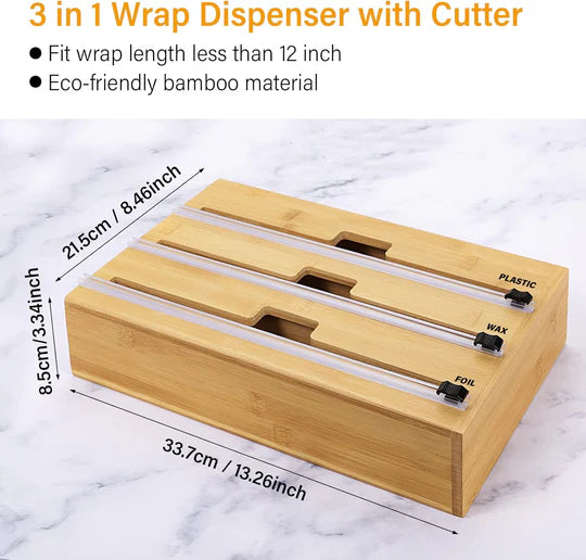 Distributeur de papier en bambou