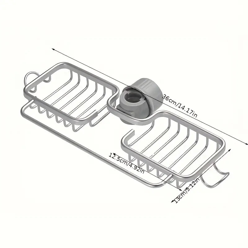 Espace de cuisine égouttoir d'évier en aluminium