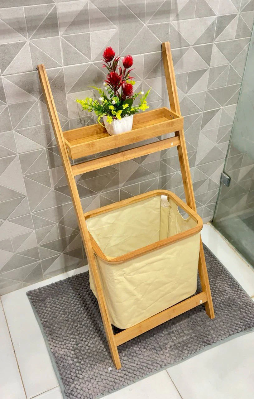 Panier à linge en bambou