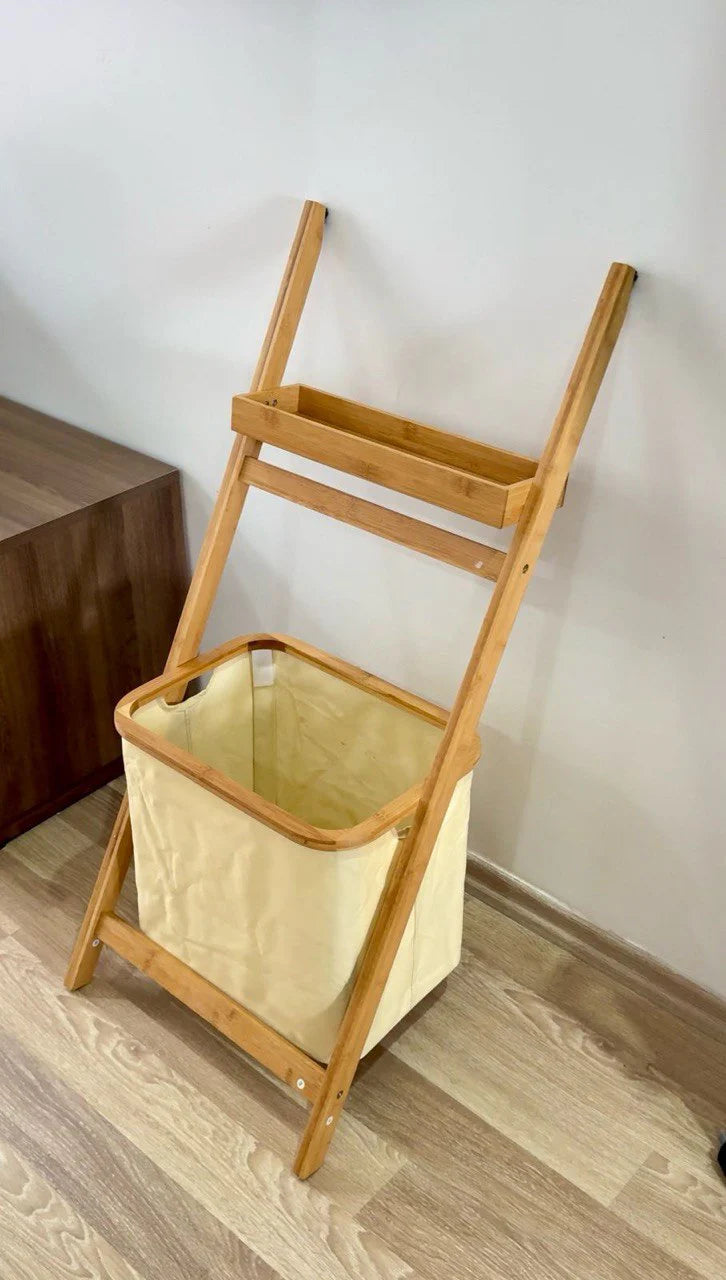 Panier à linge en bambou