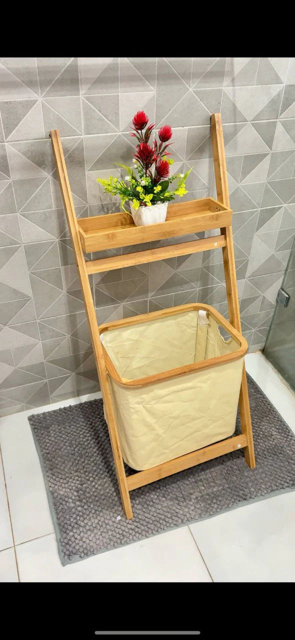 Panier à linge en bambou