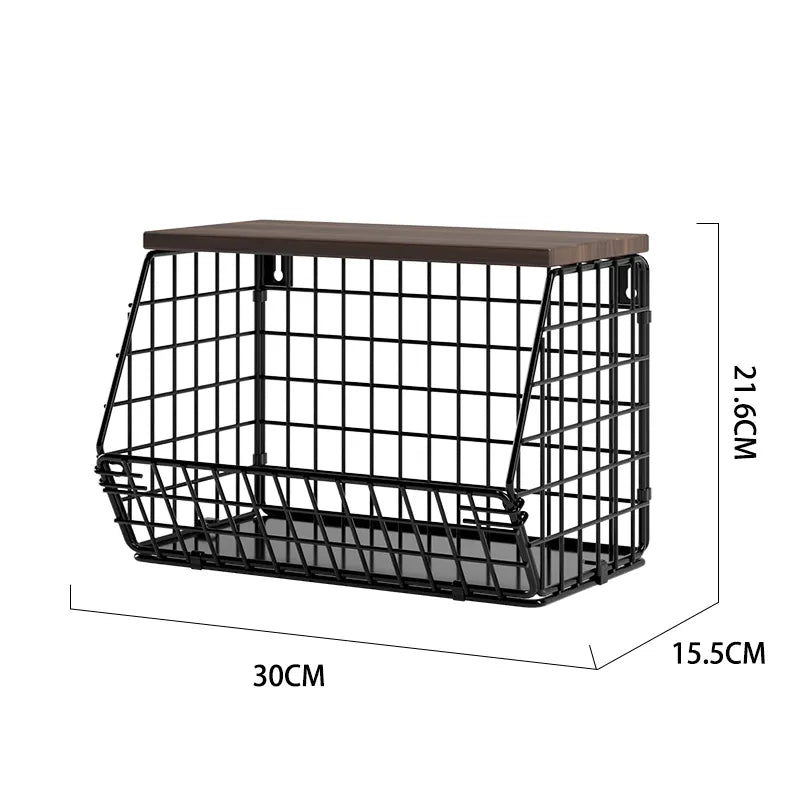 2 pièces panier multifonctionnel en fil métallique